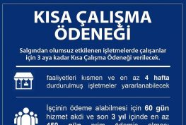 Kısa Çalışma ödeneğine başvuru için..